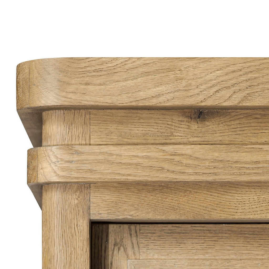 Large Cabinet - Honey Brown Oak Veneer