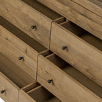 Large Cabinet - Honey Brown Oak Veneer