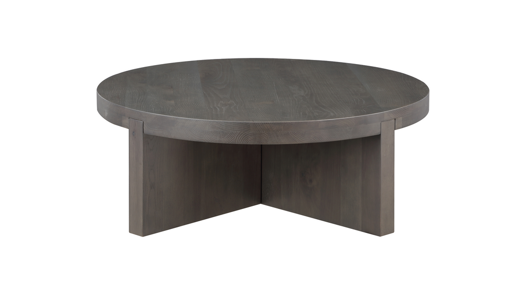 Folke - Rond - Brun foncé image 0