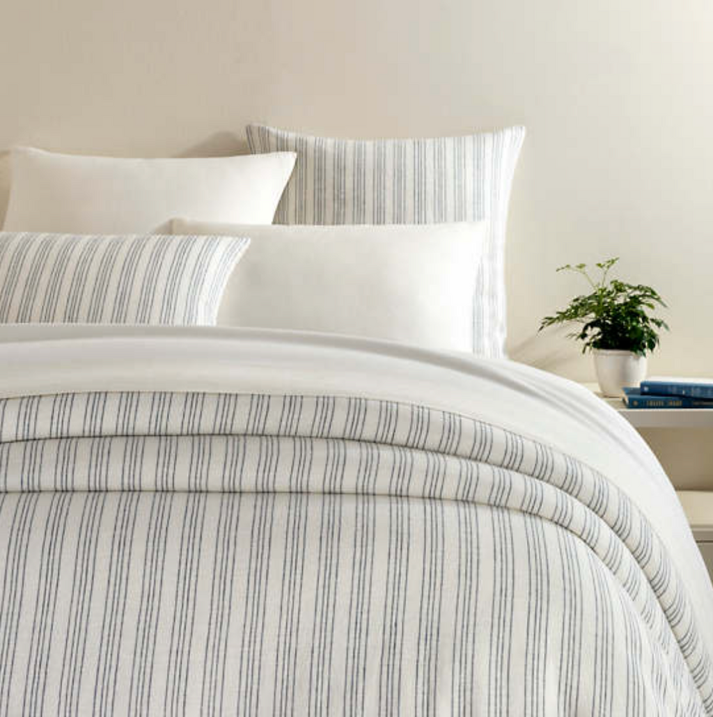 Lush Linen stripe - Bleu image 1