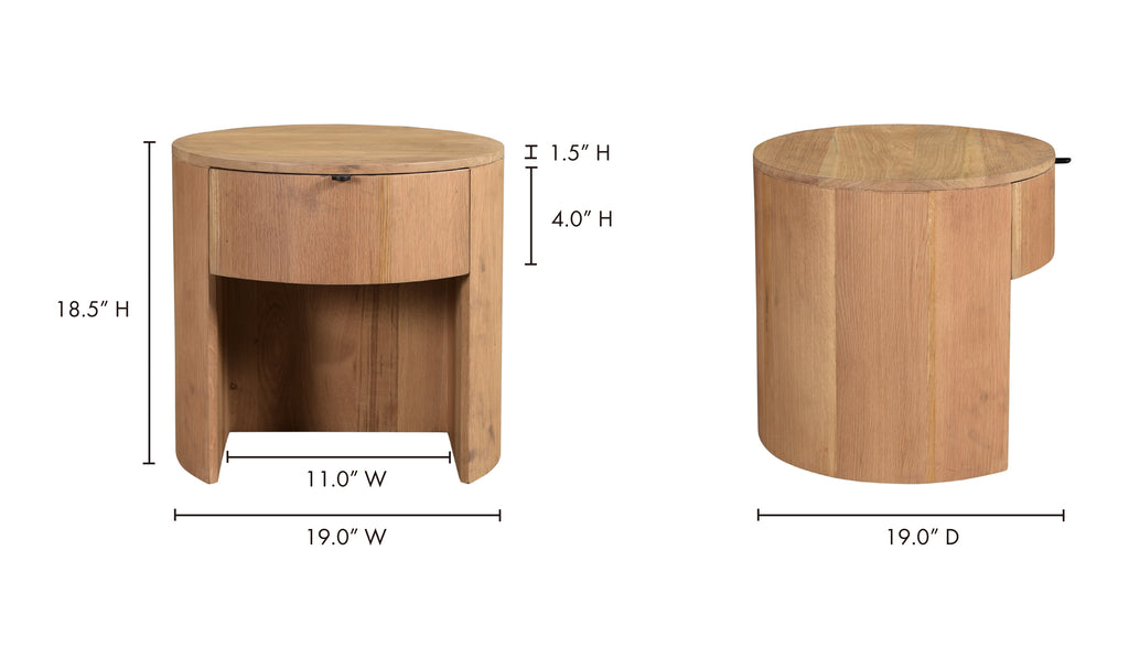 Théo 1 tiroir - Naturel image 8