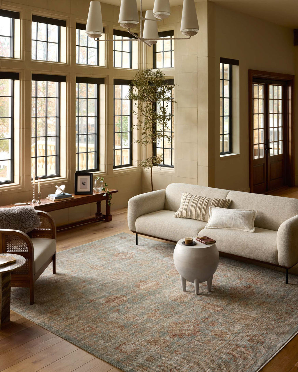 Heritage - Aqua/Terracotta image 1