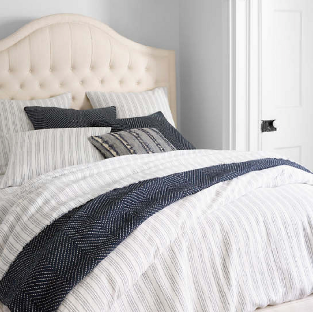 Lush Linen stripe - Bleu image 0