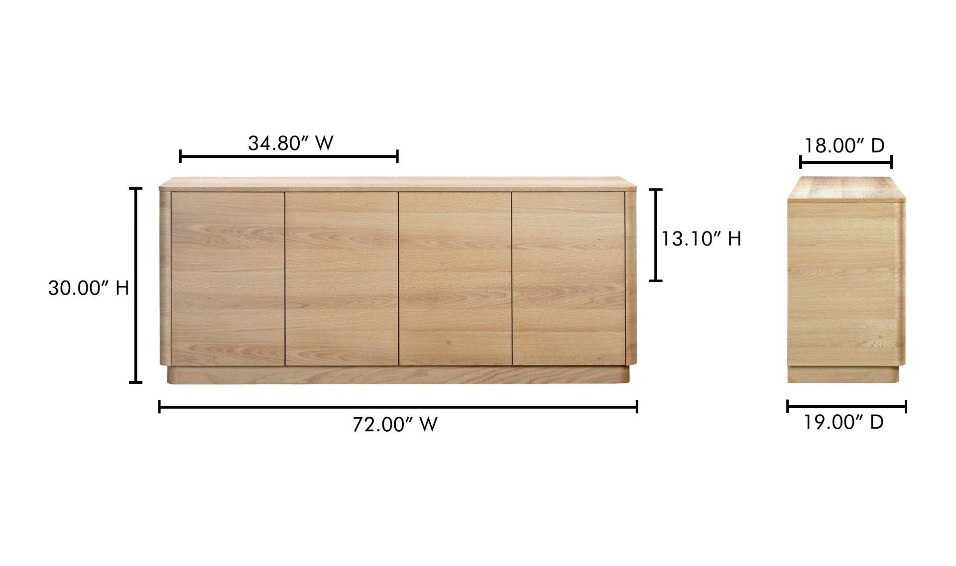 Round off - 4 portes - Naturel image 10