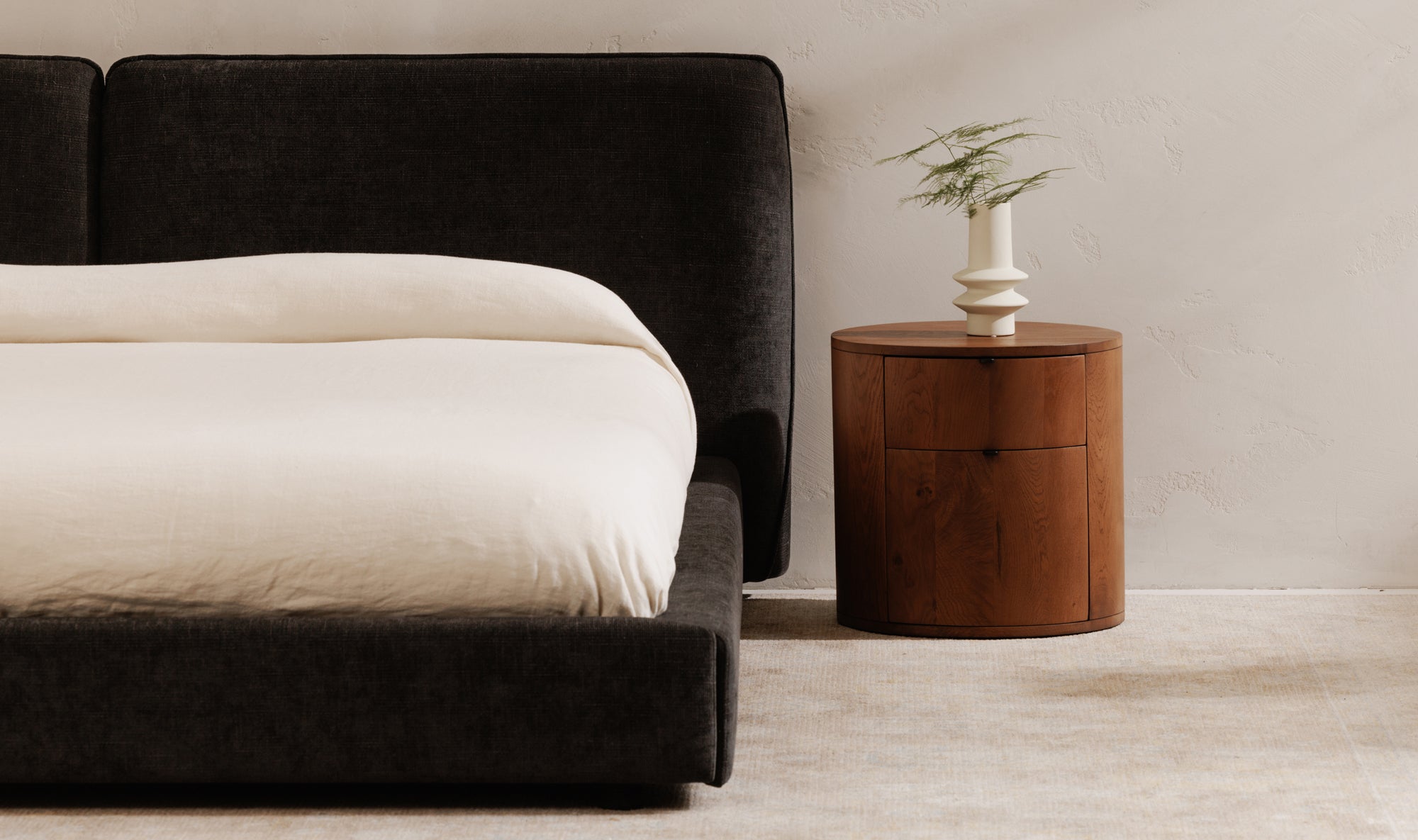 Théo 2 tiroirs - Brun image 1