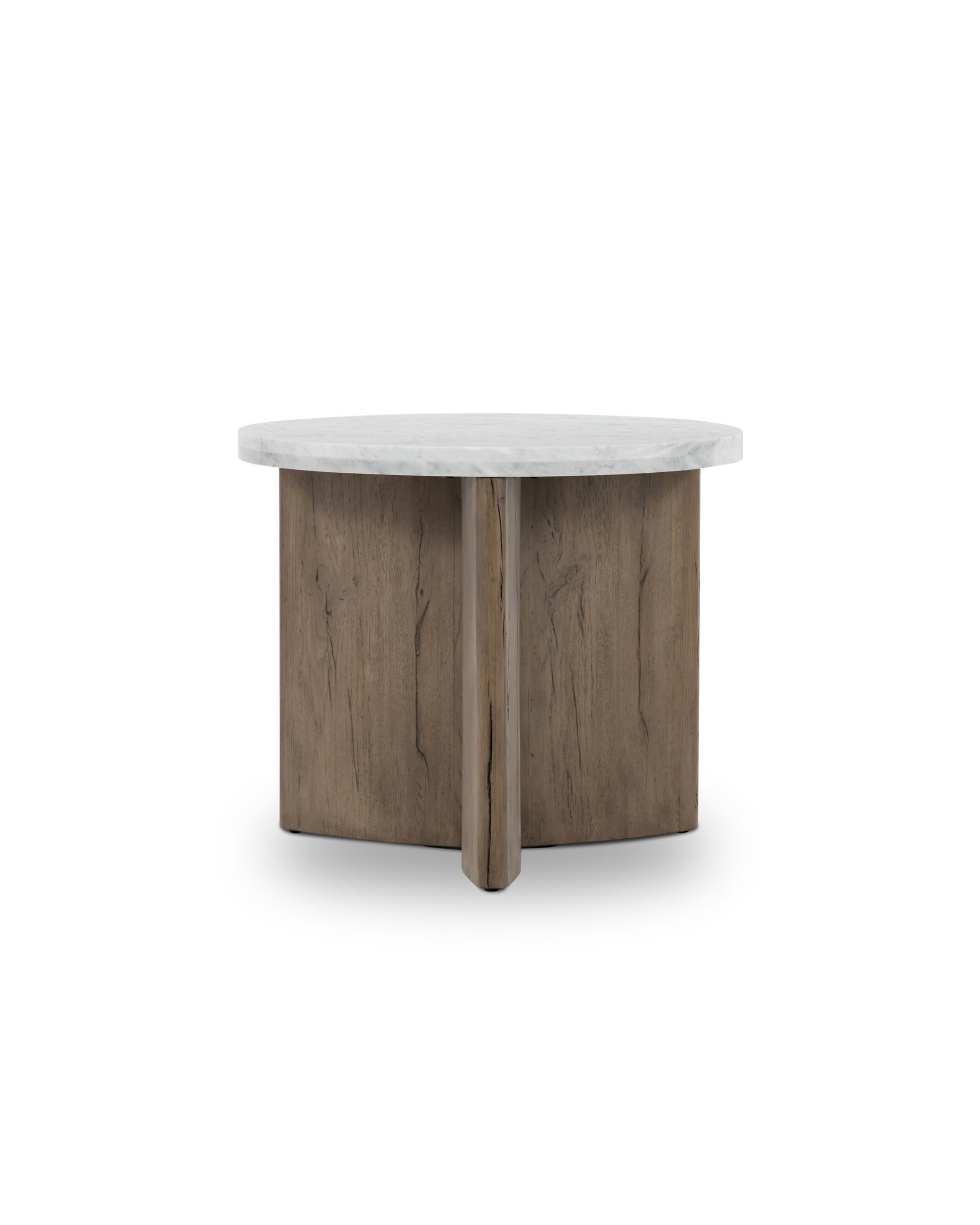 Toli - Marbre blanc/Gris rustic