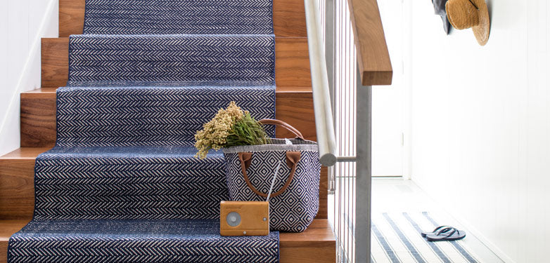 Herringbone Navy image 1