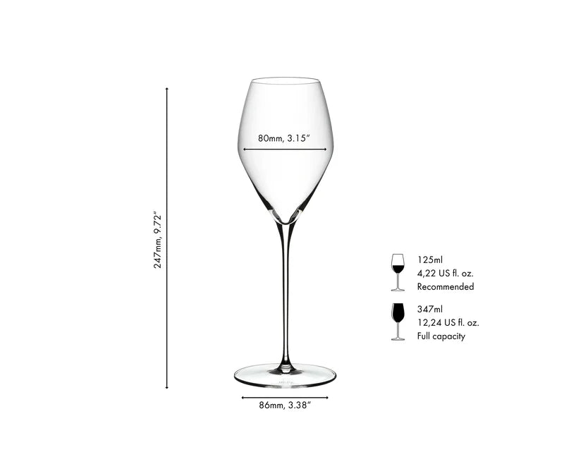 Veloce Sauvignon Blanc - Ensemble de 2 verres